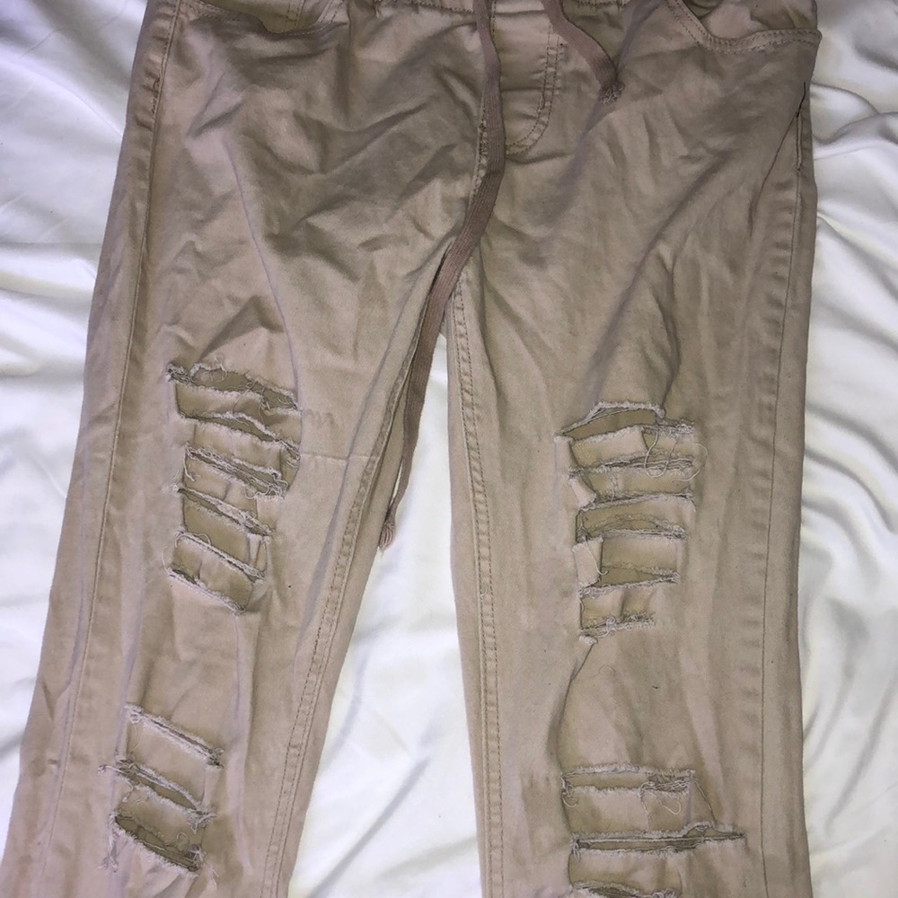 Ripped joggers